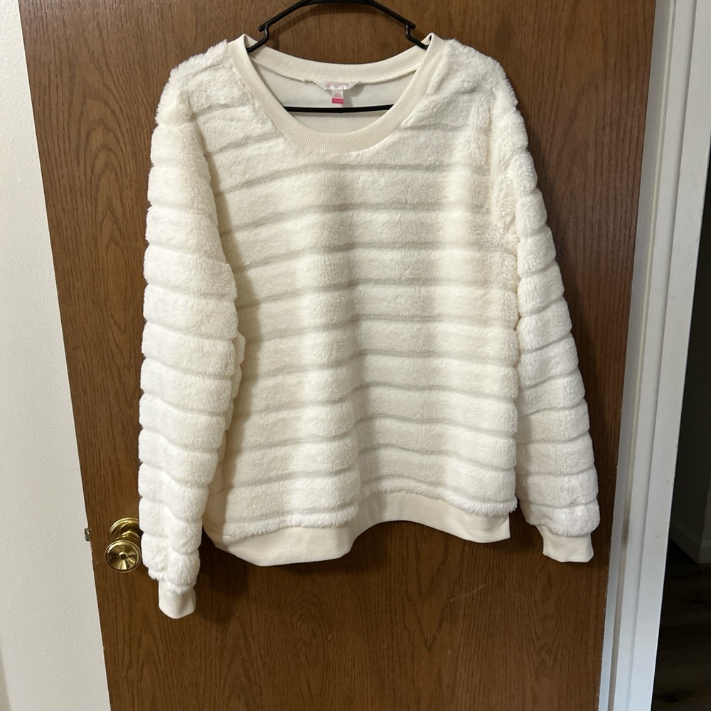 No Boundaries Cream Textured Sweater